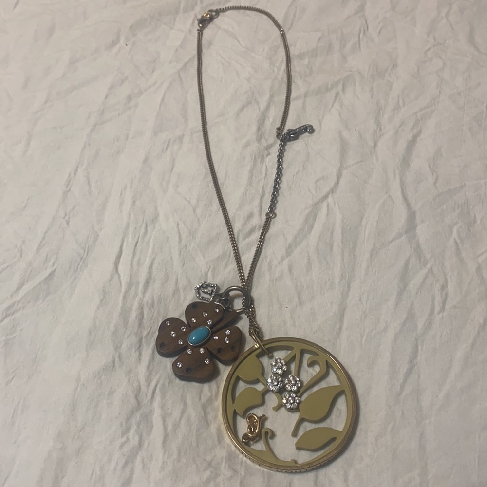 Vintage Juicy Couture Mixed Media Necklace - Picture 2 of 6